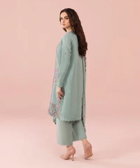 Swagiwear Sapphire, unstitched 3 piece embroidered Lawn suit.