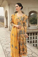 Bareeze - Embroidered 3pc lawn dress with embroidered chiffon dupatta. Sw121