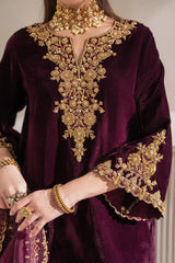 Swagiwear Barouqe Micro Velvet 9000 Festive 3 Piece Dress -