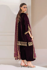 Swagiwear Barouqe Micro Velvet 9000 Festive 3 Piece Dress -