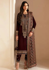 Swagiwear Jazmin - Embroidered Velvet 3-Piece Dress -