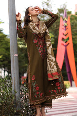 Charizma - Winter 3PC Dhanak Embroidered Dress - Sw1550
