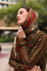 Charizma - Winter 3PC Dhanak Embroidered Dress - Sw1550