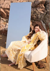 Swagiwear Chikenkari Qalamkar Embroidered 3 PC Lawn -