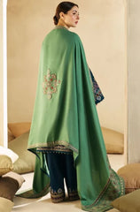 Zara Shahjahan - 3PC Embroidered Dhanak Embroidered Shirt with Embroidered Dupatta and Trouser - Sw669