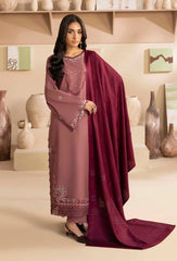 Izel - Winter 3PC Dhanak Embroidered Suit - Sw1528