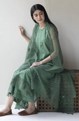 Swagiwear Dyot - 3PC Lawn Heavy Embroidered Shirt.