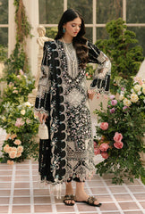 SwagiWear - Unstitched Luxury Lawn Heavy Embroidered 3PC Suit - Sw1346