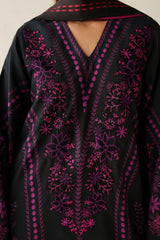 Swagiwear Asim Jofa - Winter 3PC Karandi Digital Print Dress -