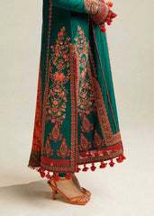 Swagiwear Rehan Rehar 3 Piece Embroidered Dhanak Suit -