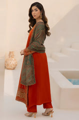 Swagiwear Mohagni - Winter 3PC Dhanak Embroidered Suit -