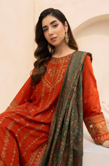 Swagiwear Mohagni - Winter 3PC Dhanak Embroidered Suit -