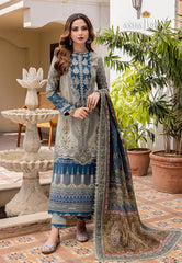 Swagiwear Asim Jofa - Summer 3PC Lawn Digital Print Dress -