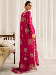 Swagiwear Iznik - Chiffon 3 Piece Sequin Embroidered Dress -