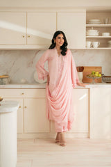Swagiwear Nisa, Lawn 3.piece embroidered Summer suit with Orgenza dupatta -