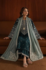 Swagiwear Azure - 3PC Lawn Embroidered Suit -