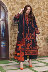 Swagiwear Asim Jofa, unstitched 3 piece Lawn sequence embroidered suit -