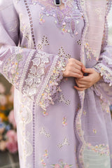 Swagiwear Qalamkar - Summer 3PC Lawn ChickenKari Embroidered Suit -