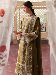 Swagiwear Jade - Winter 3PC Dhanak Embroidered Suit -