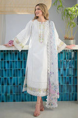JAZMIN SUMMER 3PC LAWN EMBROIDERED Sw883