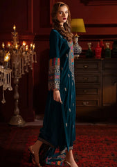 Swagiwear Asim Jofa - 3pc Embroidered Velvet Dress -