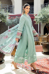 Maria B, unstitched 3 piece lawn embroidered suit Sw885