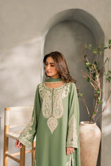 Swagiwear Mirana - Summer 3PC Lawn Embroidered Suit -