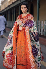 Swagiwear Nureh - unstitched 3 piece Lawn sequence embroidered suit -