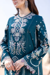 Swagiwear ZARA SHAHJAHAN Lawn 3-PIECE COLLECTION ORGANZA EMBROIDERED DUPATTA.