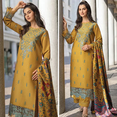 Rang Rasiya - 3PC Lawn Embroidered Suit - Sw1023