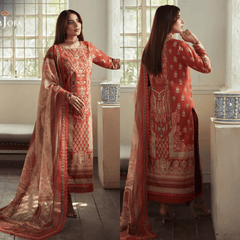 Swagiwear Asim Jofa - Summer 3PC Lawn Digital Print Dress -