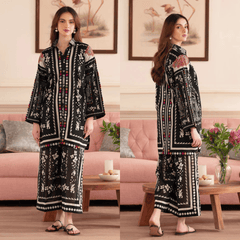 SwagiWear - Summer 2PC Lawn Digital Print Dress - Sw1347