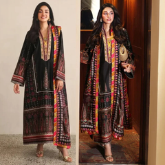 MUSHQ - Winter 3PC Karandi Digital Printed Dress - Sw1521