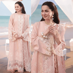 Swagiwear Chikenkari Qalamkar Embroidered 3 PC Lawn -