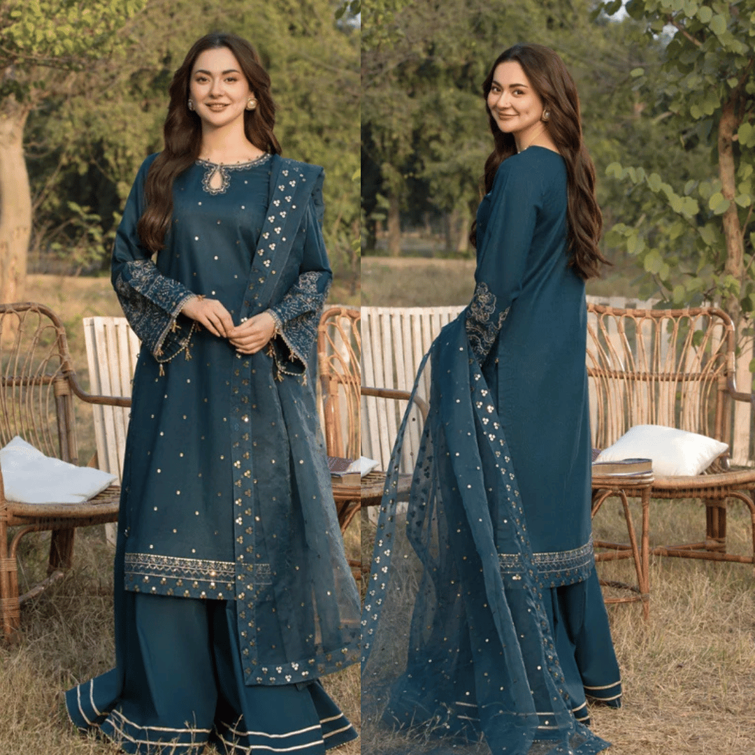 Swagiwear ZaraShahJahan -3PCs Embroidered Lawn Dress -