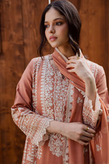 Swagiwear Batik - Summer 3PC Lawn Embroidered Suit -
