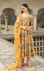 Bareeze - Embroidered 3pc lawn dress with embroidered chiffon dupatta. Sw121