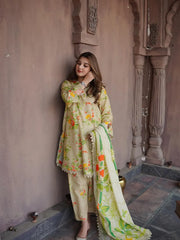 Charizma - Winter 3PC Karandi Digital Print Dress - Sw1525