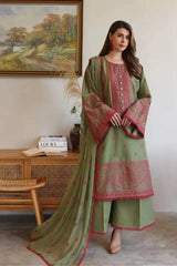 Swagiwear Bareeze 3 Piece Embroidered Lawn Suit.
