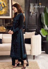 ZAB STORE Asim Jofa, unstitched 3 piece embroidered Lawn summer suit