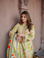 Charizma - Winter 3PC Karandi Digital Print Dress - Sw1525