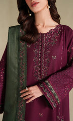 Iznik - Winter Dhanak 3-Piece Suits - Sw1560