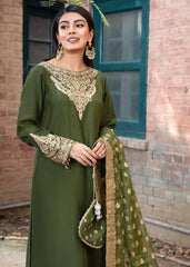 Swagiwear /2 3 Piece Silk Embroidered With Jaquard Duppatta