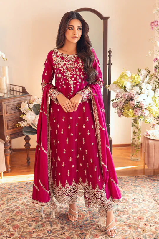 Swagiwear SUNNiA MANAHiL - 3pc Heavy Embroidered Lawn Stuff - 