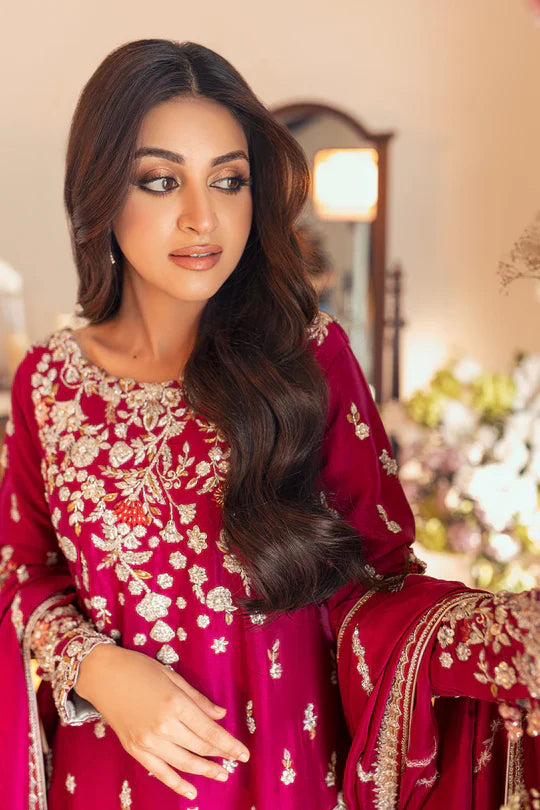 Swagiwear SUNNiA MANAHiL - 3pc Heavy Embroidered Lawn Stuff - 