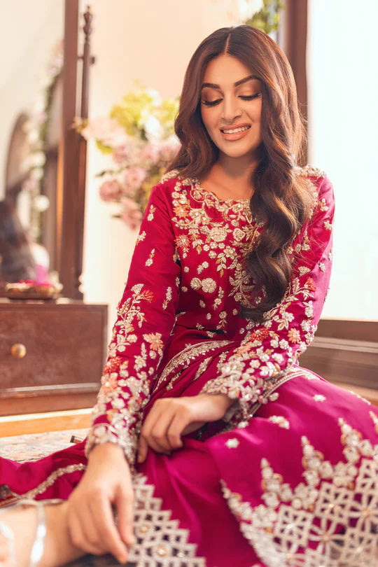 Swagiwear SUNNiA MANAHiL - 3pc Heavy Embroidered Lawn Stuff - 
