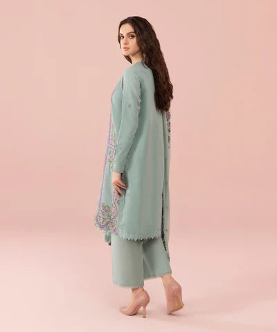 Swagiwear Sapphire, unstitched 3 piece embroidered Lawn suit. 