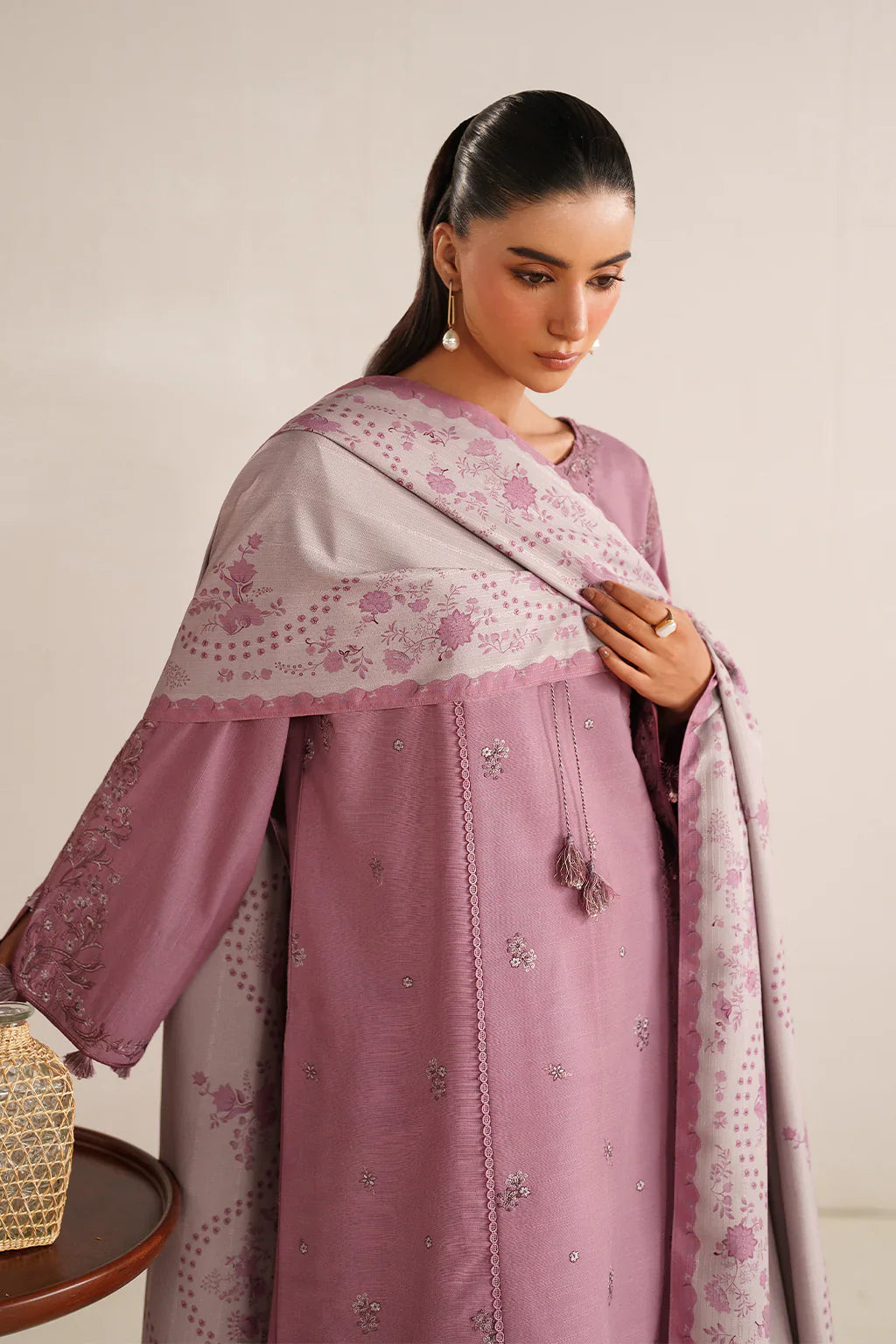 Swagiwear iznik - Summer 3PC Lawn Embroidered Suit - 