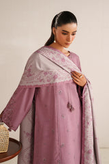 Swagiwear iznik - Summer 3PC Lawn Embroidered Suit - 