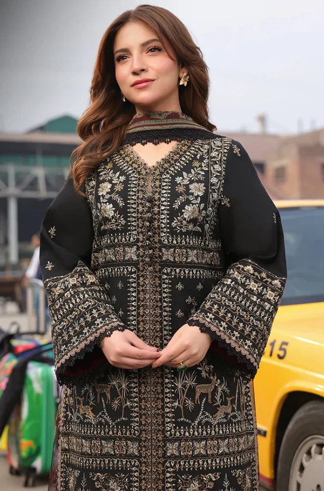 Swagiwear Asim Jofa - summer  3PC lawn Embroidered Suit - 